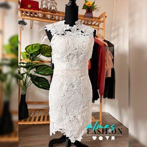 Dress Floral Lace Mesh size S Brand Minuet